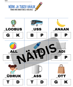 TÖÖLEHT ''NÕRK JA TUGEV HÄÄLIK''